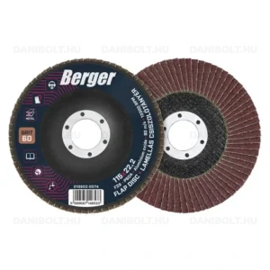 BERGER lamellás csiszolótányér F29 kúpos 115x22,2 P60A